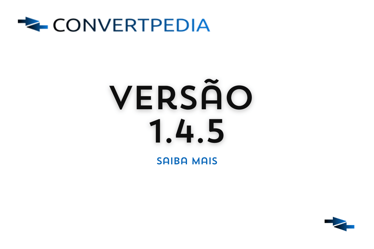 Versão 1.4.5 do Convertpedia
