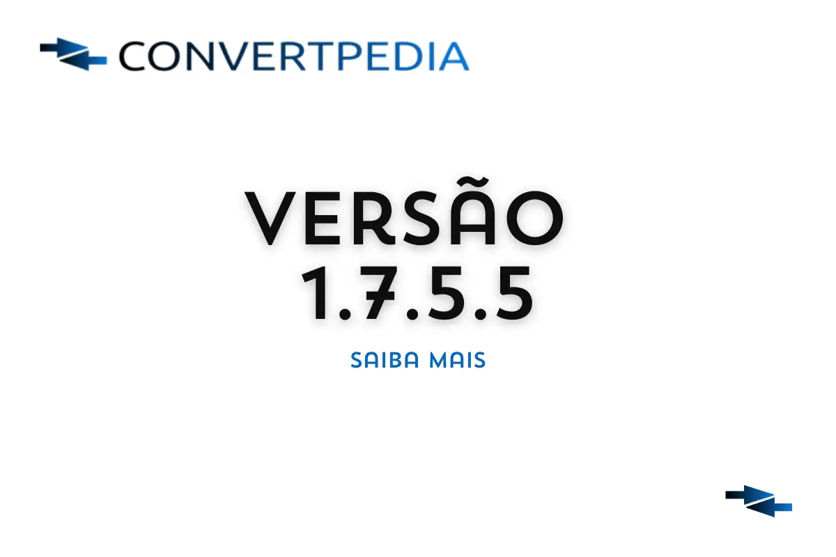 Versão 1.7.5.5 do Convertpedia