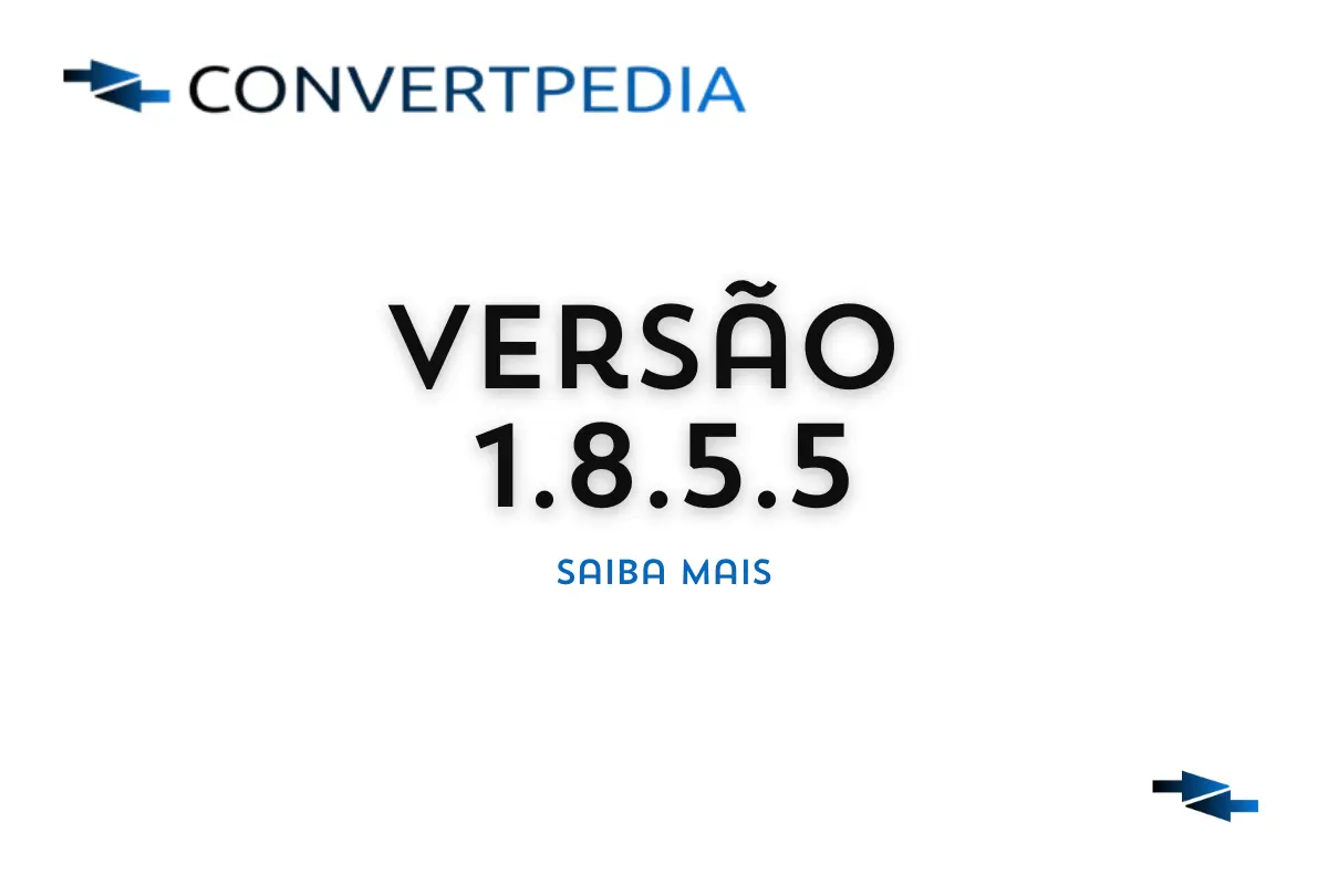 Versão 1.8.5.5 do Convertpedia