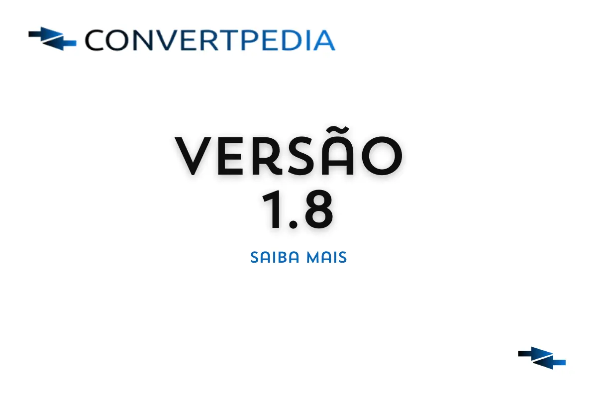 Versão 1.8 do Convertpedia