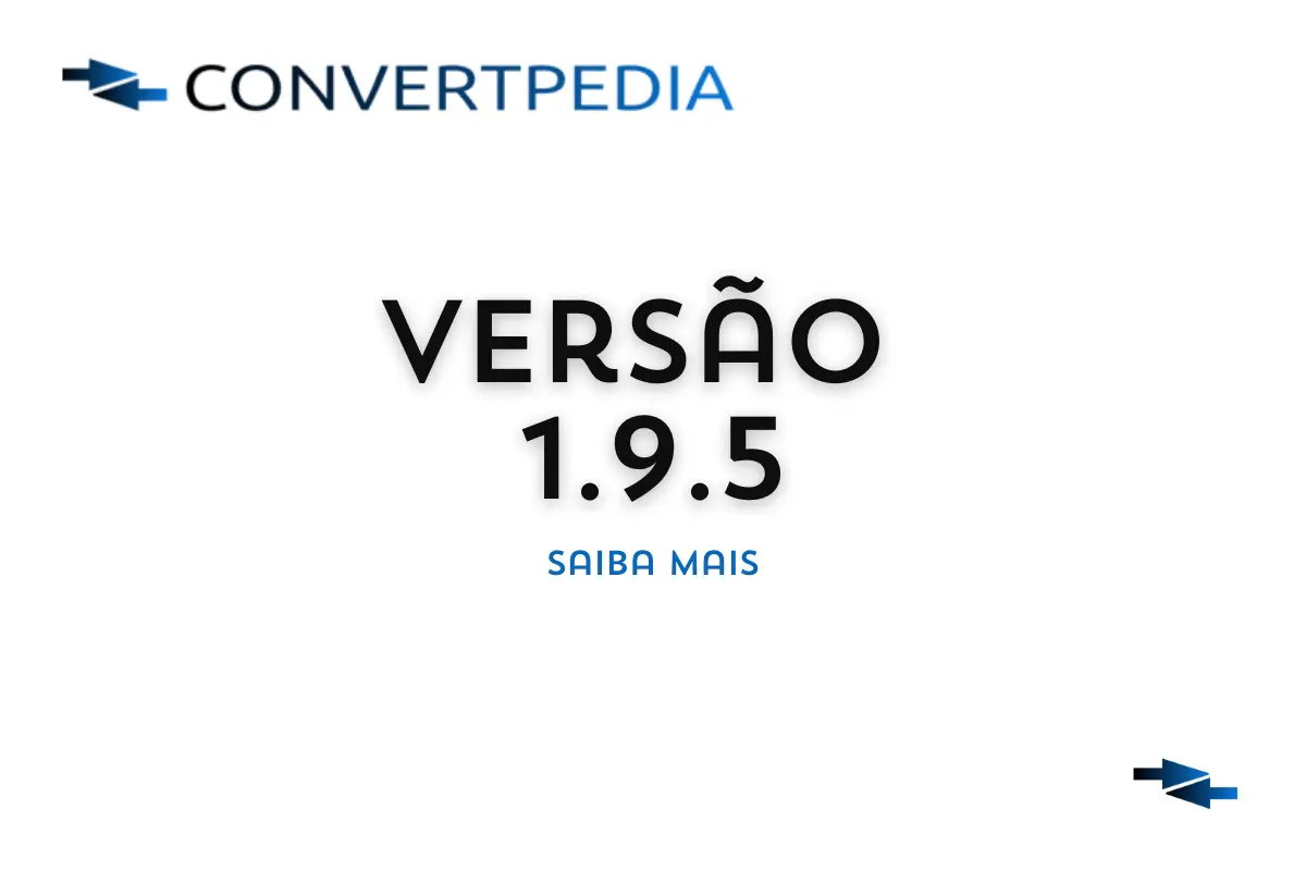Versão 1.9.5 do Convertpedia